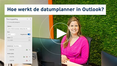 datumprikker via outlook|Planningspeiling: de datumplanner in Outlook